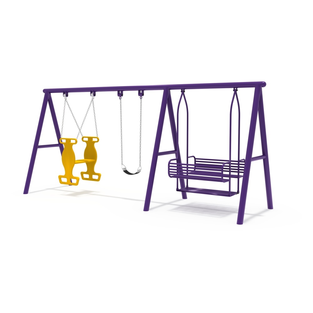 METAL OUTDOOR SWINGS FOR ADULTS-Guangzhou Colorful Play Equipment