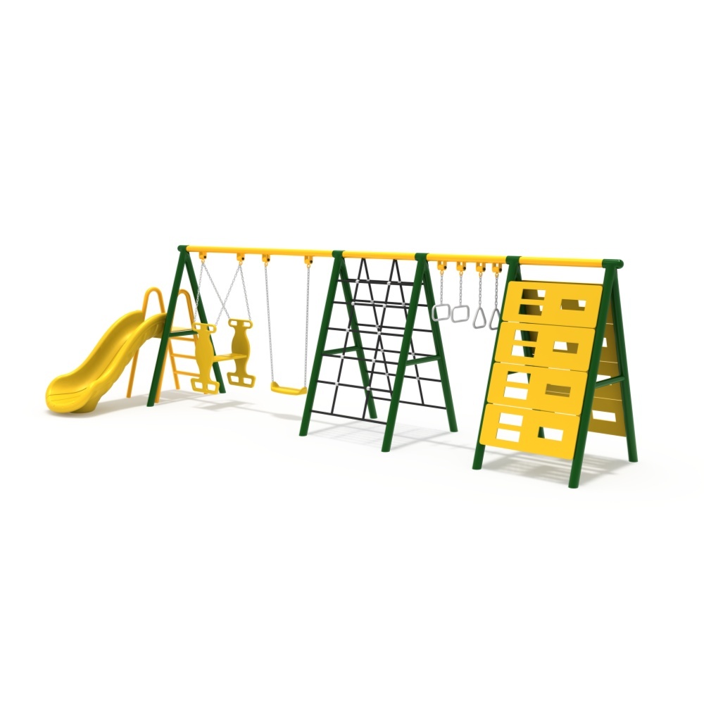 PLAYGROUND EQUIPMENT PLASTIC SWING AND SLIDES