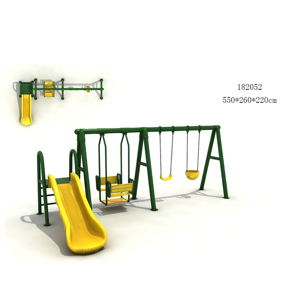 PLAYGROUND SLIDE AND SWING