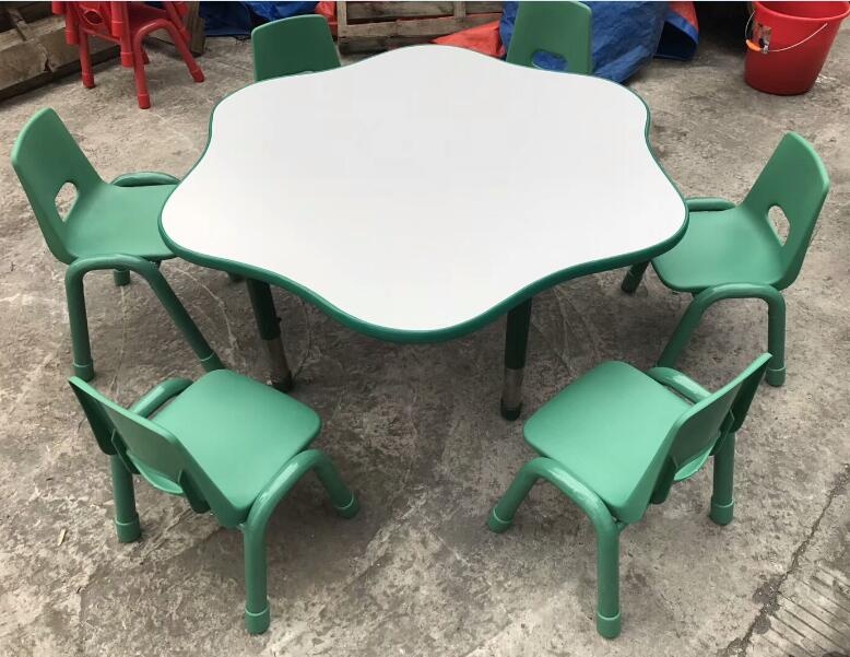 new classroom table set for nursery