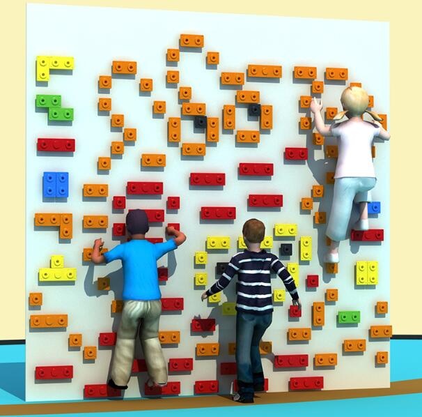 kindergarten wall climbing for play park