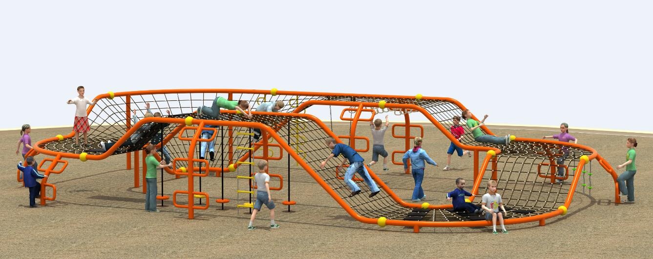 outdoor rope climbing unit for communityChina supplier