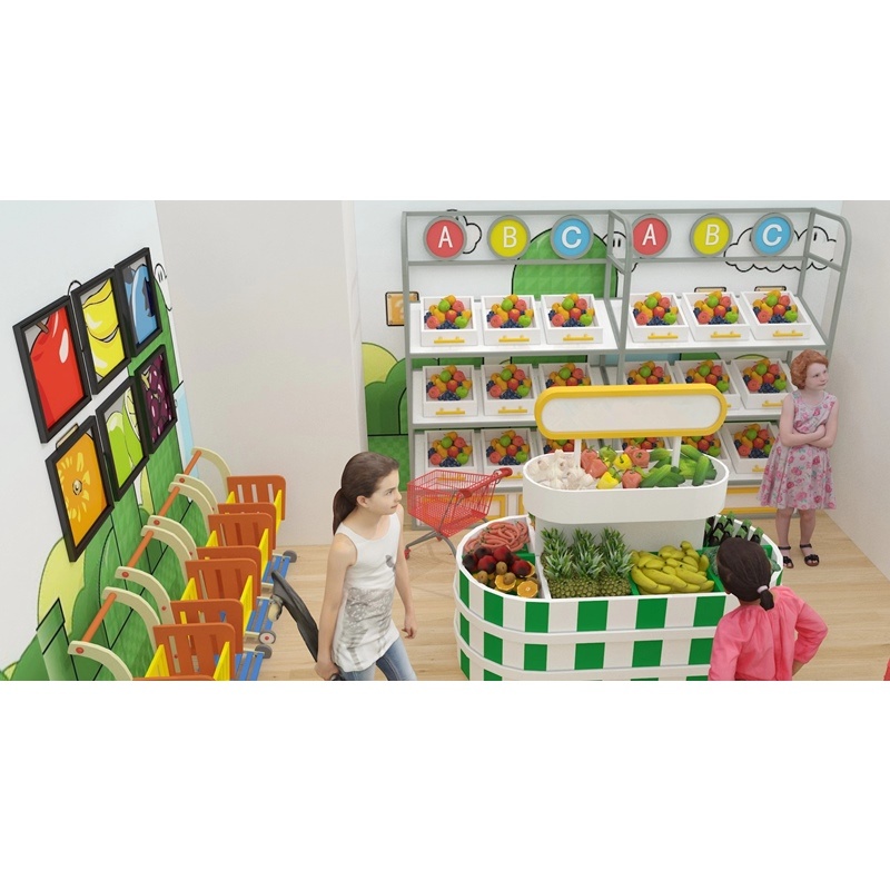 child play land supermarket role play area