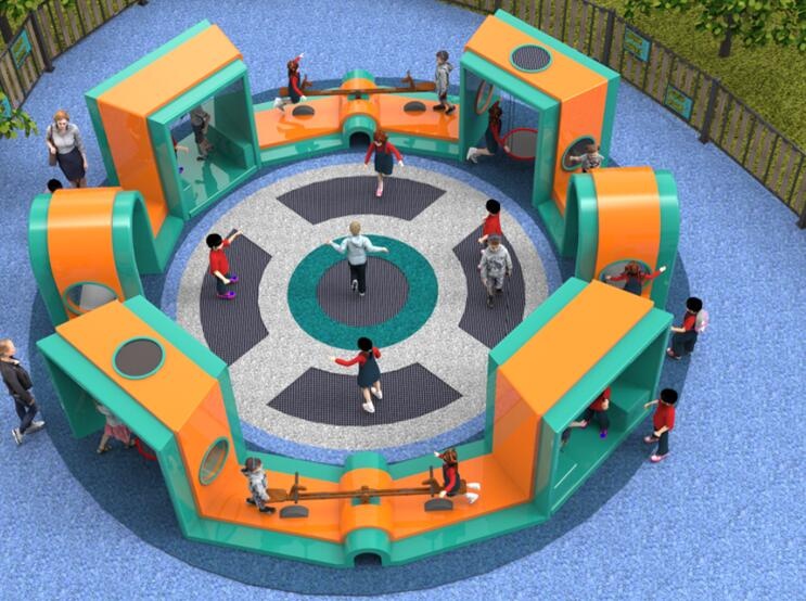 outdoor trampoline park