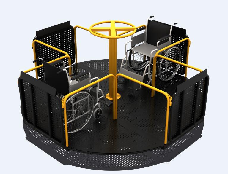 iron merry go round for disabled wheelchairaccessible manufacturer