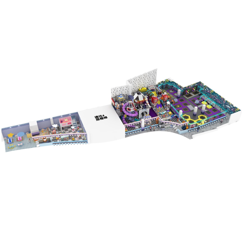 SPACE INDOOR PLAYGROUND EQUIPMENT