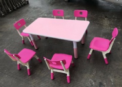 children plastic table and chair set