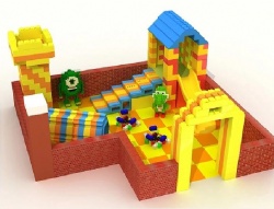 assembled foam EPP construction blocks