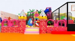 indoor play unit for amusement theme park