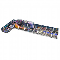 MULTI-FUNCTIONAL INDOOR PLAYGROUND STRUCTURE