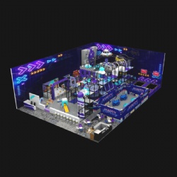SPACE THEME AMUSEMENT PARK INDOOR CHILDREN PLAYGROUND