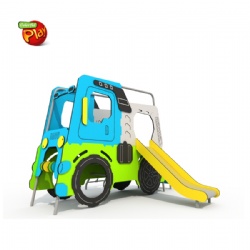 SMALL CAR SHAPE OUTDOOR SLIDE