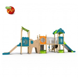 CE CERTIFIED KIDS OUTDOOR PLAY EQUIPMENT GUANGZHOU COMBINATION SLIDE