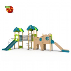 OUTDOOR AMUSEMENT PLAYGROUND HDPE FUN EQUIPMENT GUANGZHOU