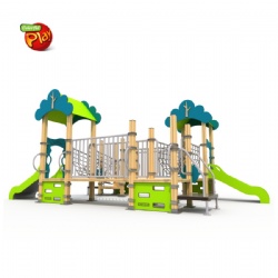 GUANGZHOU OUTDOOR COMBINATION SLIDE WITH CLIMBING NET