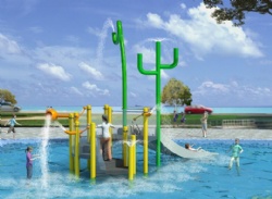 Outdoor aqua playground supplier stainless steel