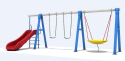 backyard slide and swing set CE proved