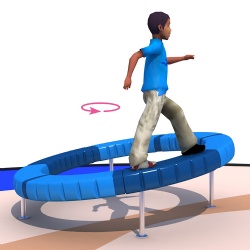 latest spinning circle play toy for playground