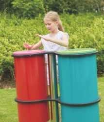 Musical playground equipment