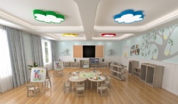 kindergarten furniture kids drawing room art learning corner