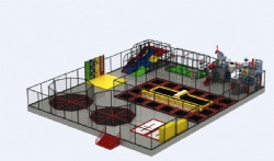 trampoline park equipment