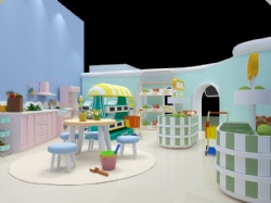 baby play room with kichen & supermarket