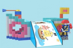 kids slide soft foam play area