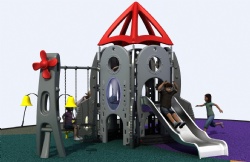 commercial kids slide & swing