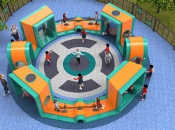 outdoor trampoline park