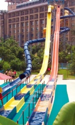 pool water slide