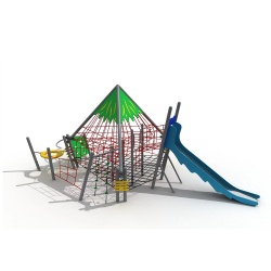 Pyramid crawl playground