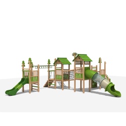 outdoor play structure wooden